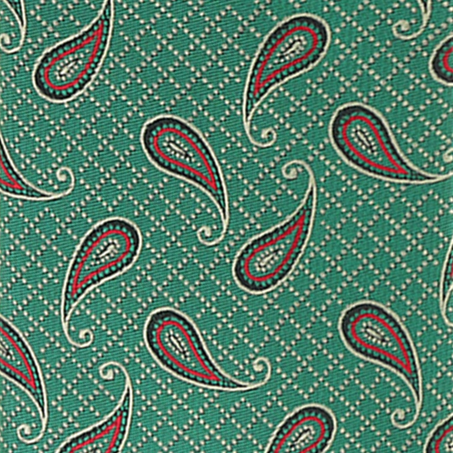 Paisley Design Necktie & Pocket Square by Vittorio Farina (NH-D-1145) for Independent Retail Stores by Dubal Brothers