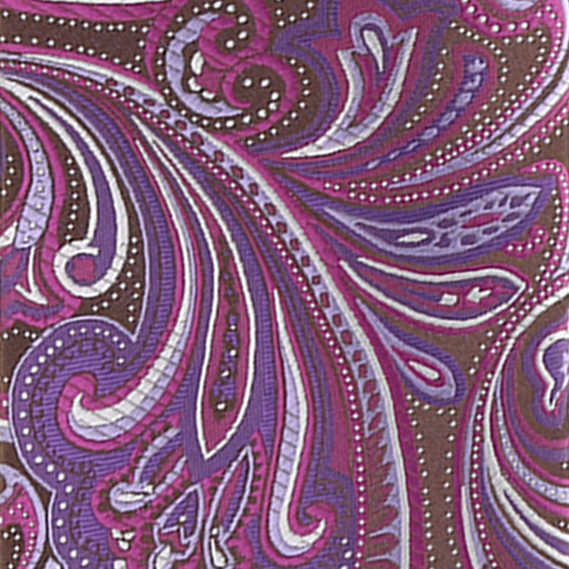Paisley Design Necktie & Pocket Square by Vittorio Farina (NH-D-1145) for Independent Retail Stores by Dubal Brothers