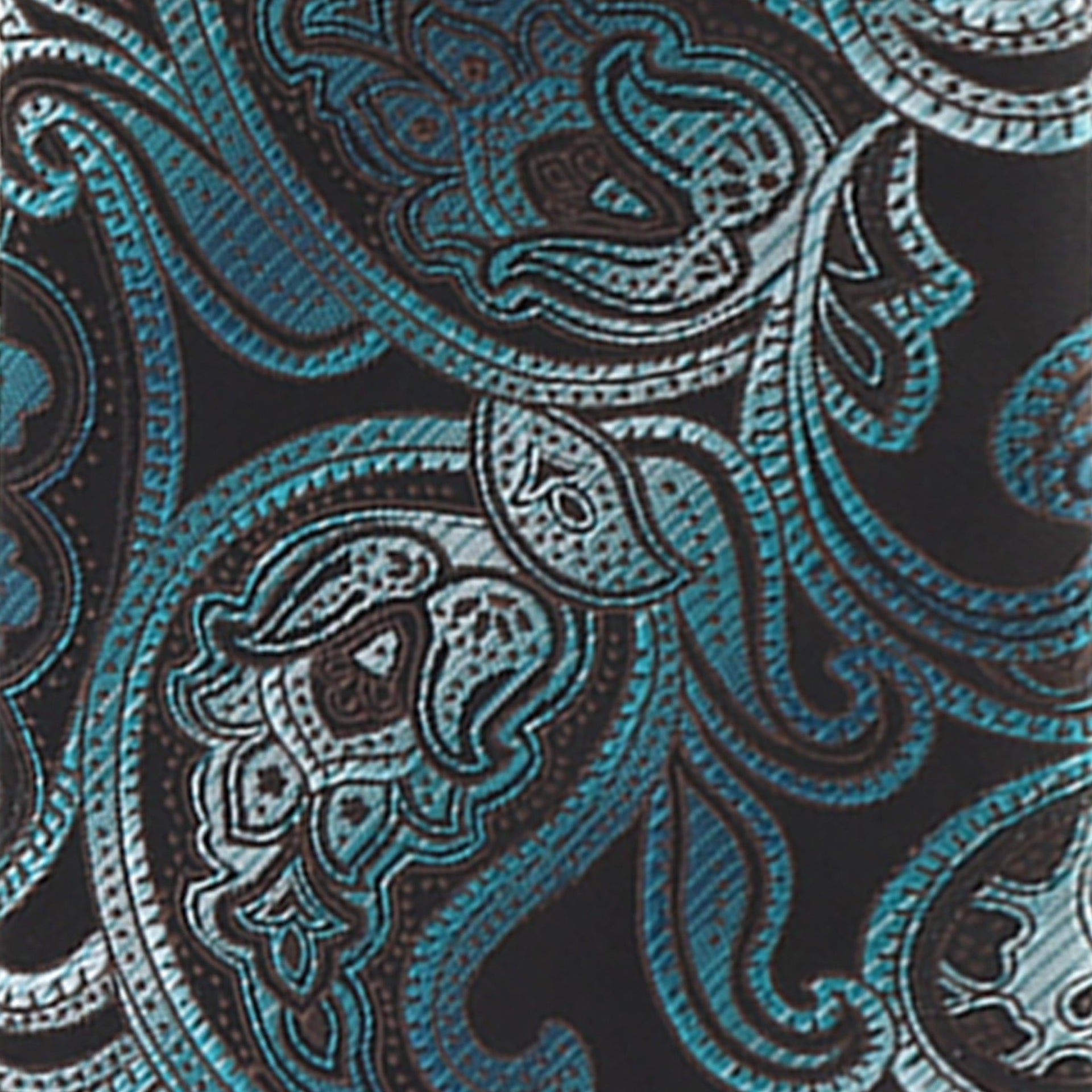 Paisley Design Necktie & Pocket Square by Vittorio Farina (NH-D-1145) for Independent Retail Stores by Dubal Brothers