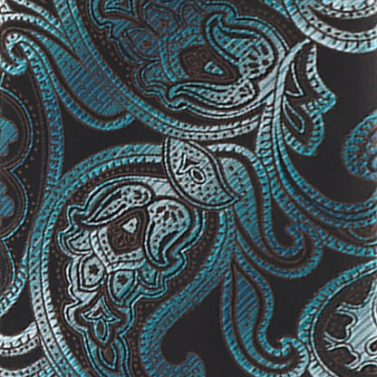 Paisley Design Necktie & Pocket Square by Vittorio Farina (NH-D-1145) for Independent Retail Stores by Dubal Brothers