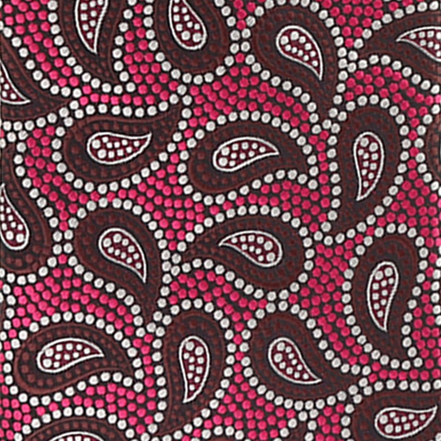 Paisley Design Necktie & Pocket Square by Vittorio Farina (NH-D-1145) for Independent Retail Stores by Dubal Brothers
