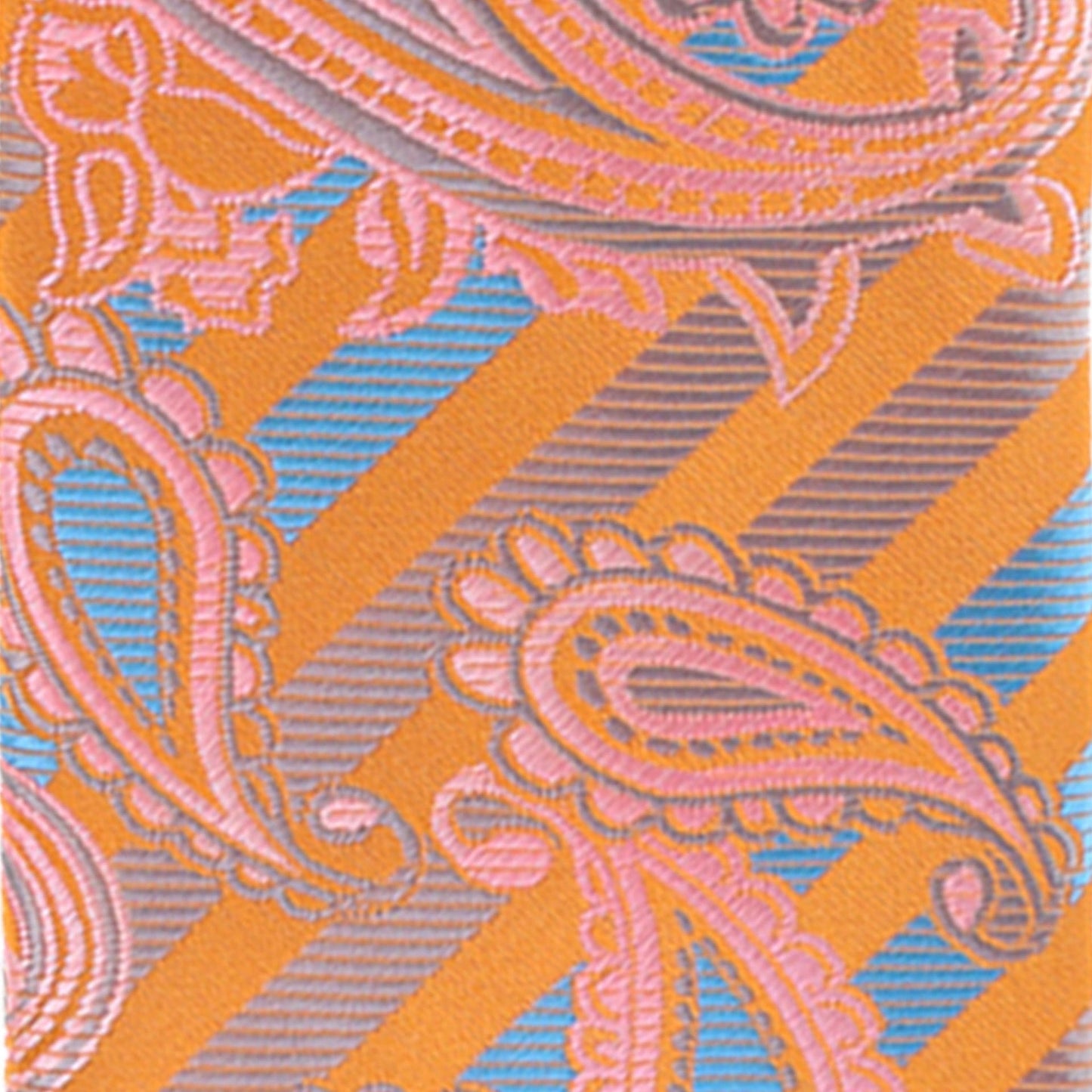 Paisley Design Necktie & Pocket Square by Vittorio Farina (NH-D-1145) for Independent Retail Stores by Dubal Brothers