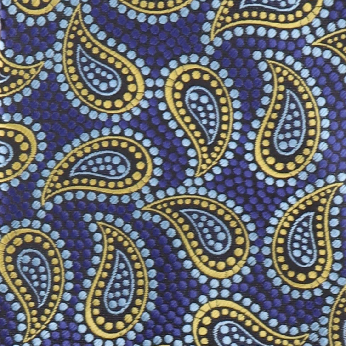 Paisley Design Necktie & Pocket Square by Vittorio Farina (NH-D-1145) for Independent Retail Stores by Dubal Brothers
