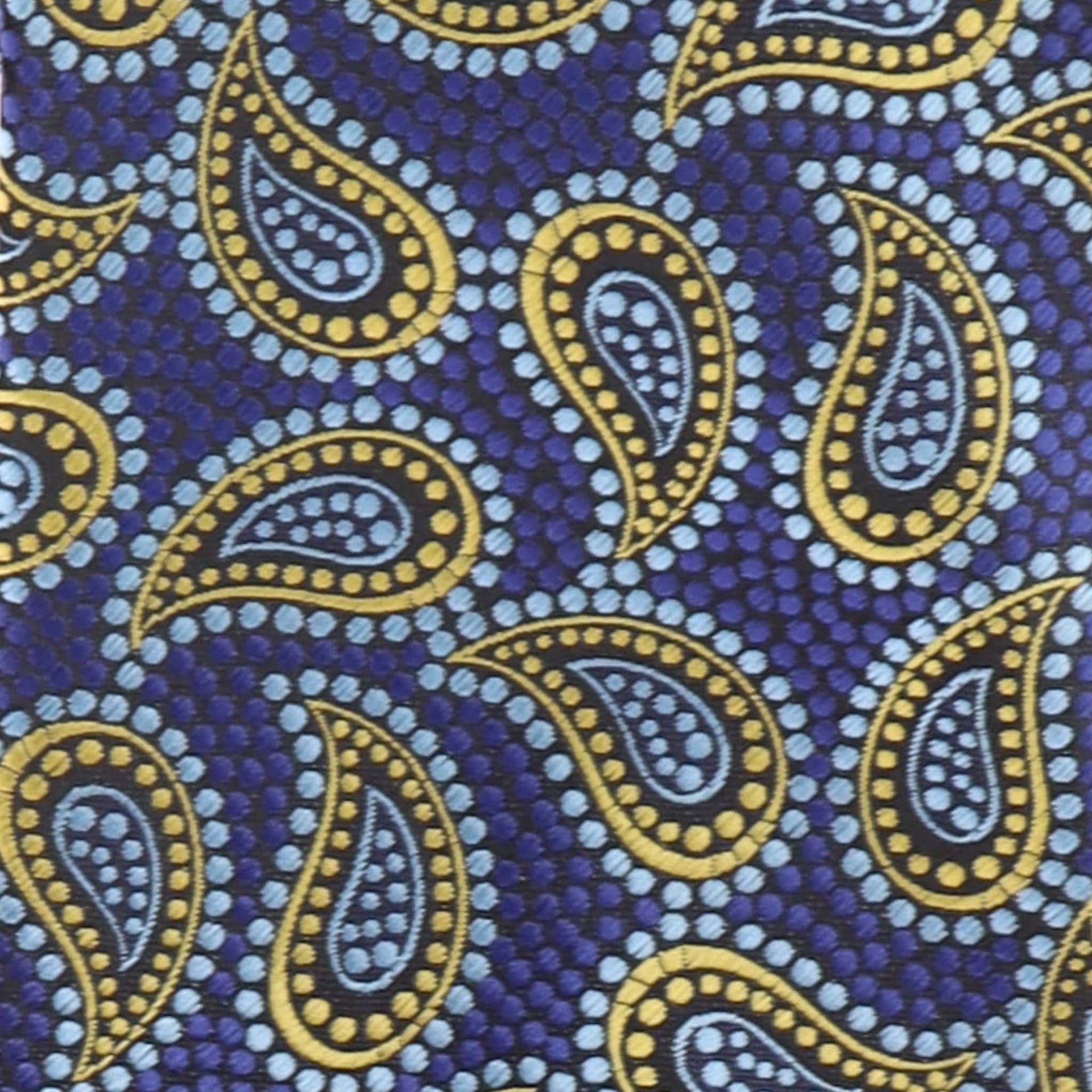 Paisley Design Necktie & Pocket Square by Vittorio Farina (NH-D-1145) for Independent Retail Stores by Dubal Brothers