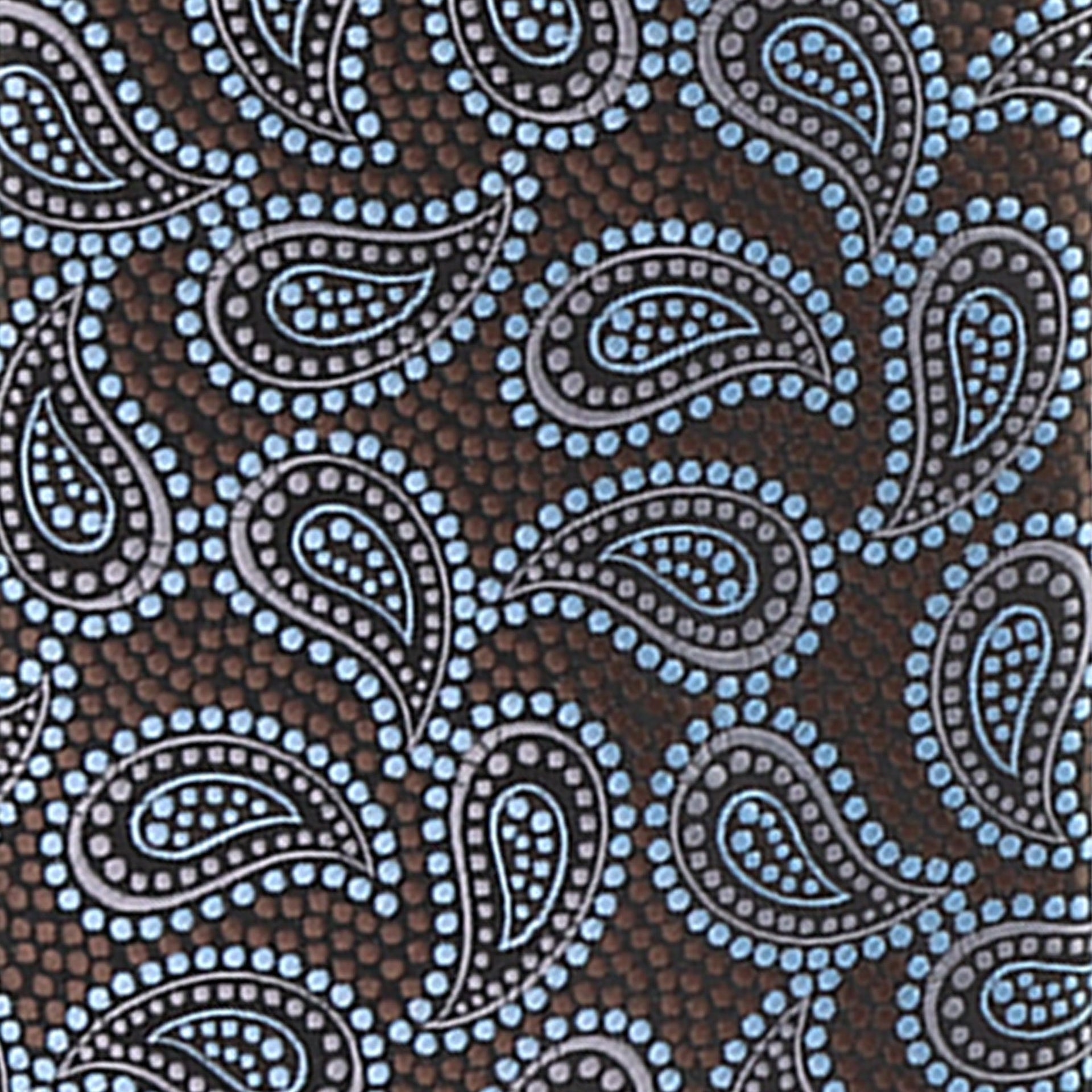 Paisley Design Necktie & Pocket Square by Vittorio Farina (NH-D-1145) for Independent Retail Stores by Dubal Brothers