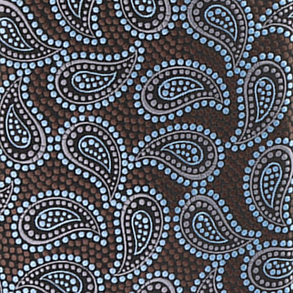 Paisley Design Necktie & Pocket Square by Vittorio Farina (NH-D-1145) for Independent Retail Stores by Dubal Brothers