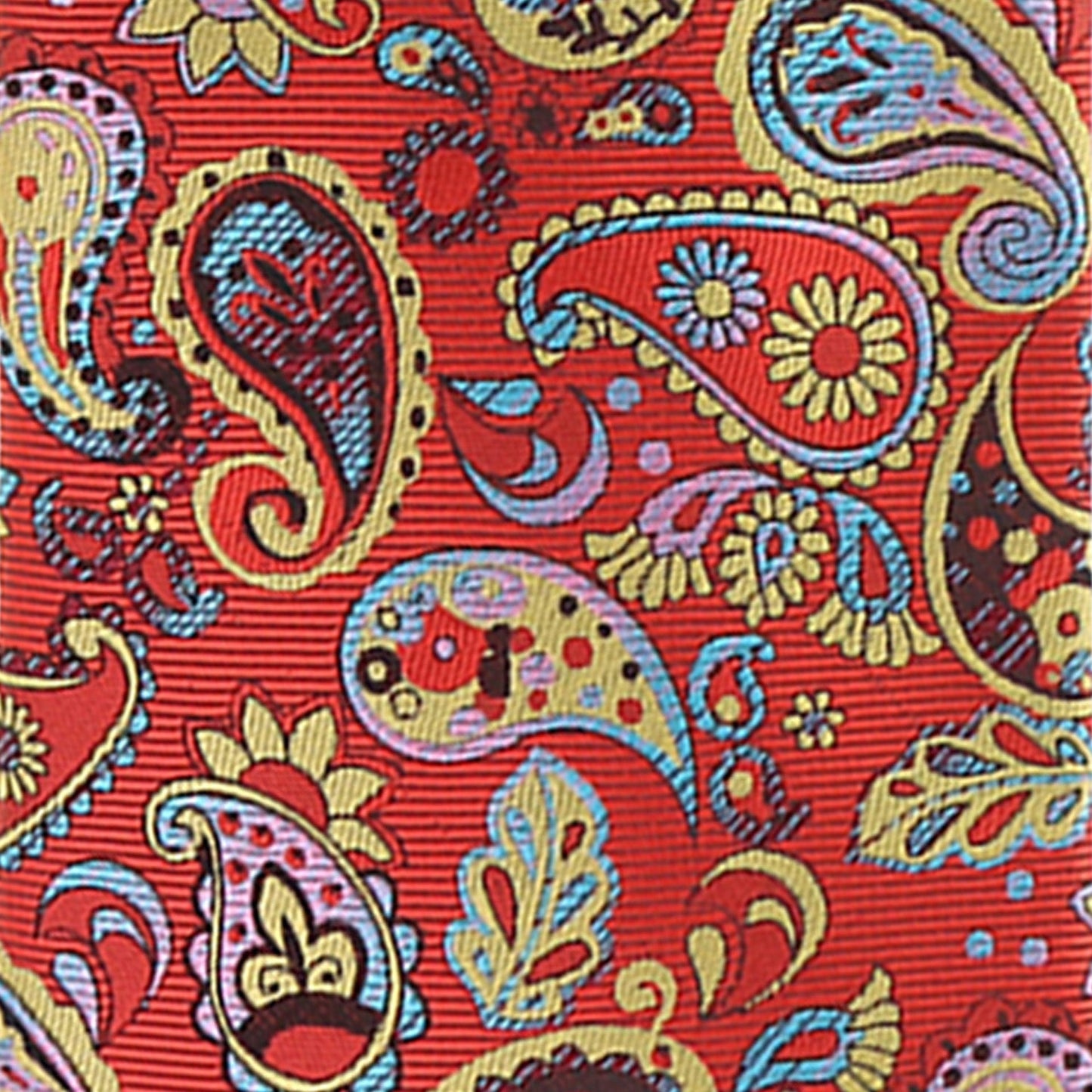 Paisley Design Necktie & Pocket Square by Vittorio Farina (NH-D-1145) for Independent Retail Stores by Dubal Brothers