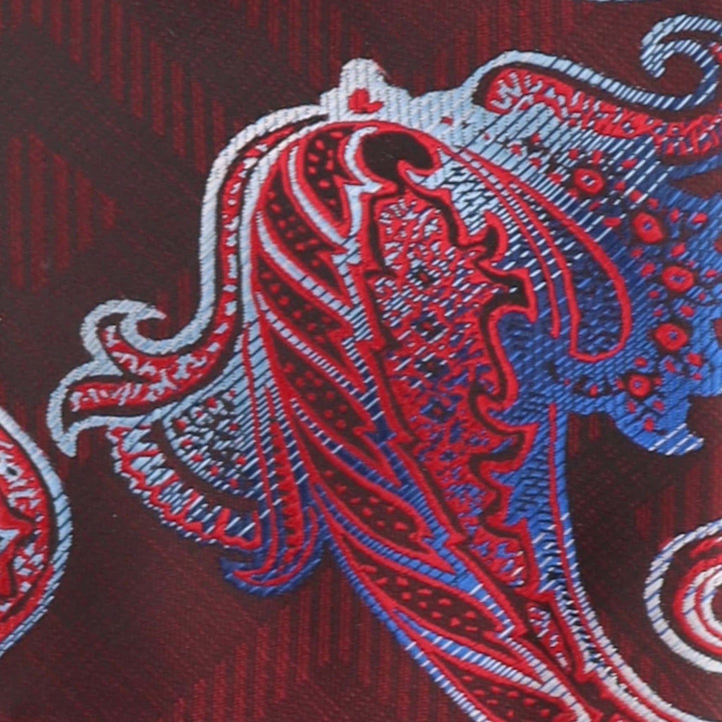 Paisley Design Necktie & Pocket Square by Vittorio Farina (NH-D-1145) for Independent Retail Stores by Dubal Brothers