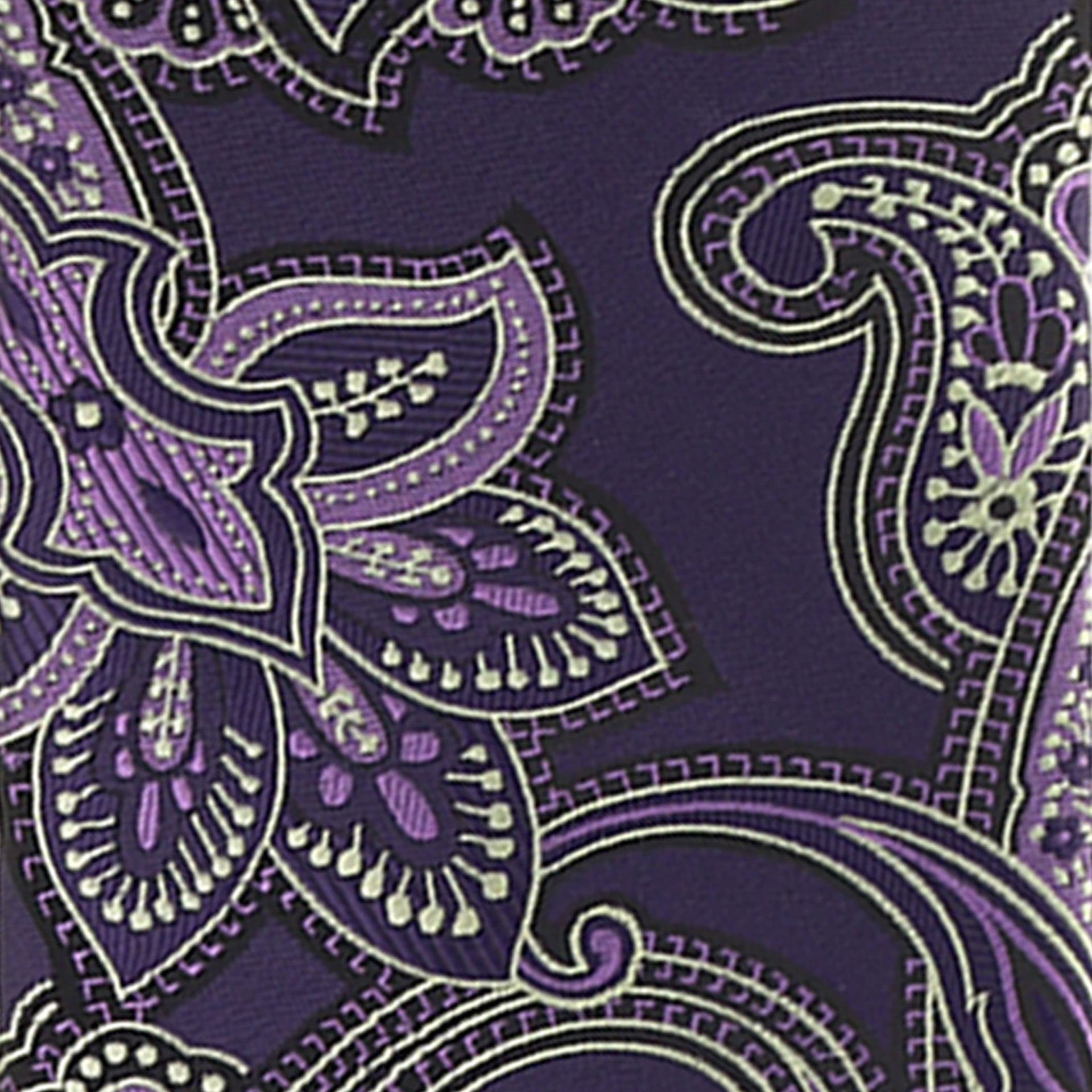Paisley Design Necktie & Pocket Square by Vittorio Farina (NH-D-1172) for Independent Retail Stores by Dubal Brothers