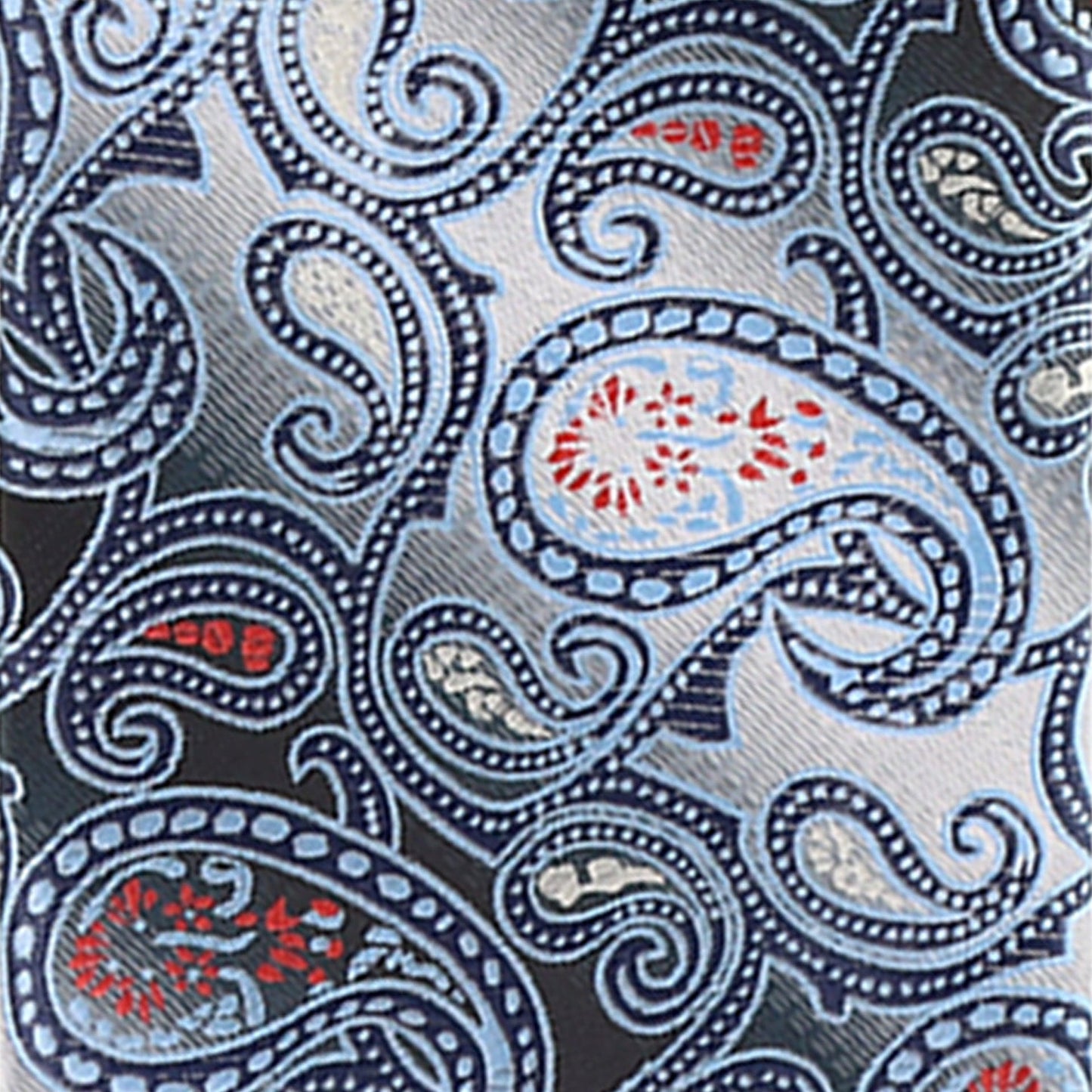 Paisley Design Necktie & Pocket Square by Vittorio Farina (NH-D-1172) for Independent Retail Stores by Dubal Brothers