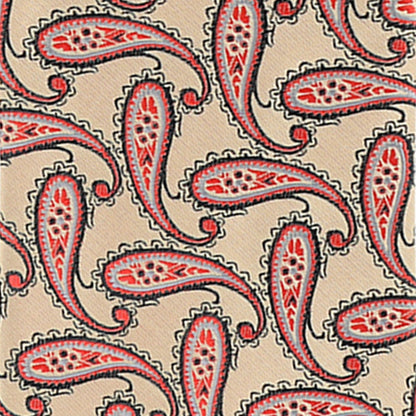 Paisley Design Necktie & Pocket Square by Vittorio Farina (NH-D-1172) for Independent Retail Stores by Dubal Brothers