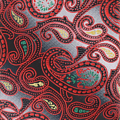 Paisley Design Necktie & Pocket Square by Vittorio Farina (NH-D-1172) for Independent Retail Stores by Dubal Brothers