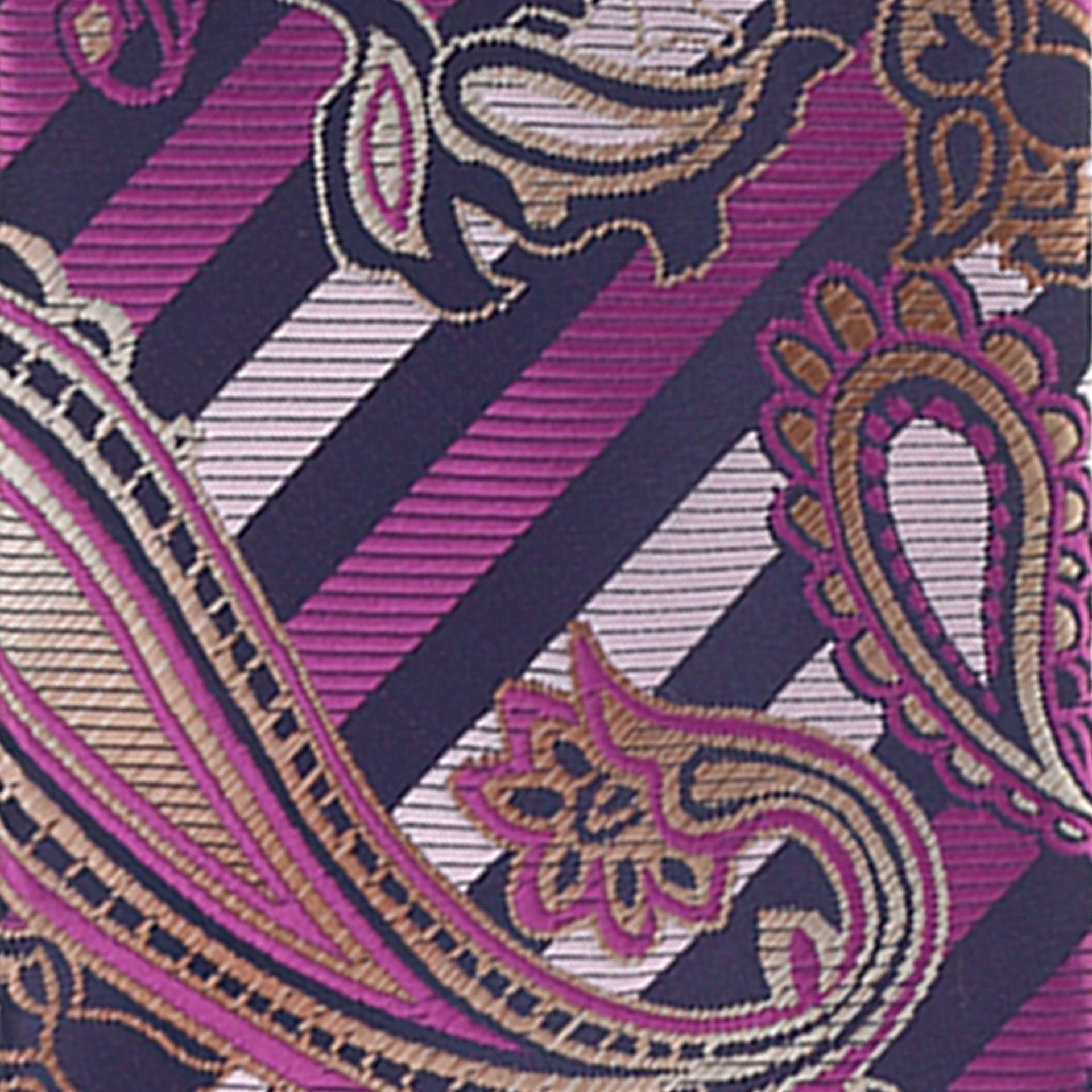Paisley Design Necktie & Pocket Square by Vittorio Farina (NH-D-1172) for Independent Retail Stores by Dubal Brothers