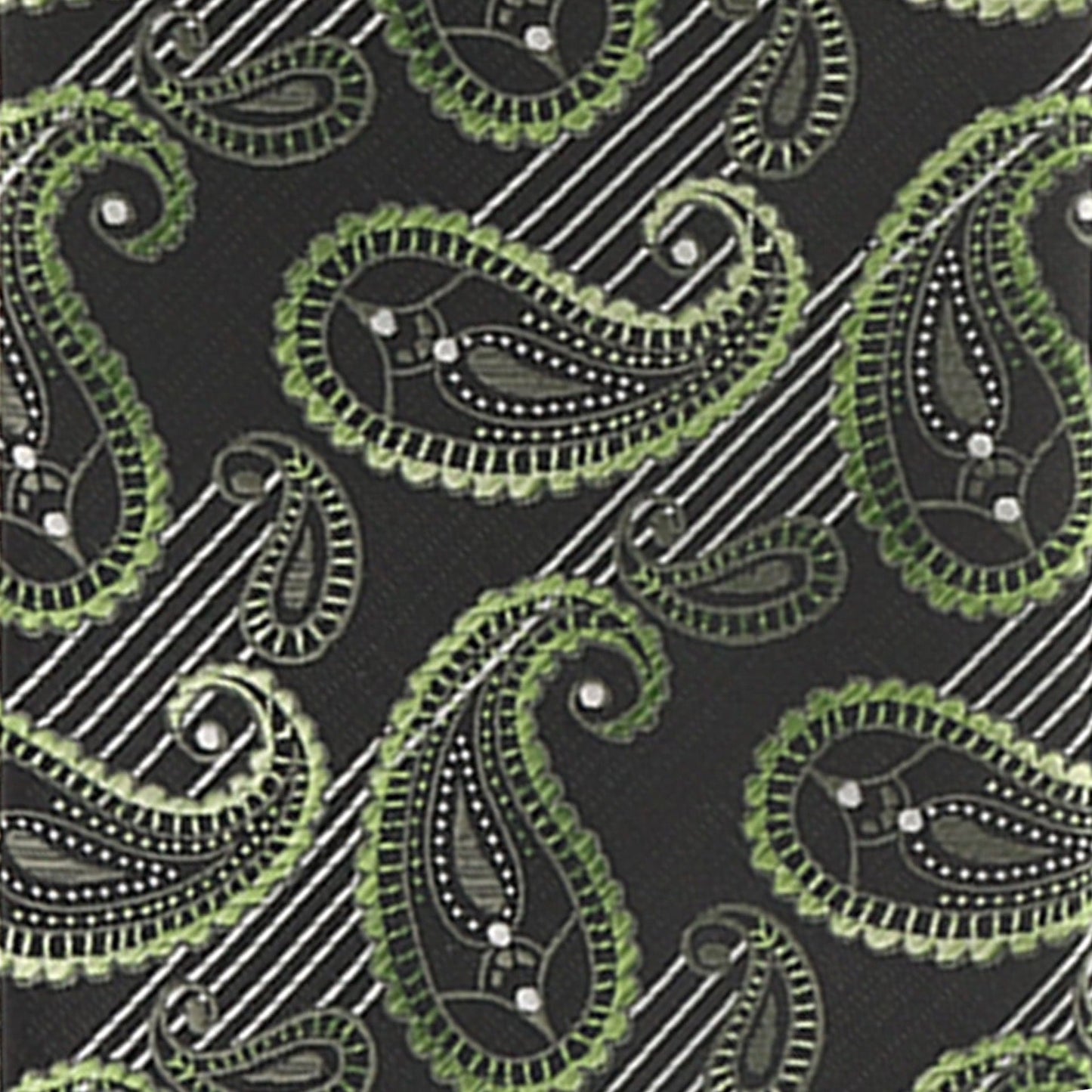 Paisley Design Necktie & Pocket Square by Vittorio Farina (NH-D-1172) for Independent Retail Stores by Dubal Brothers