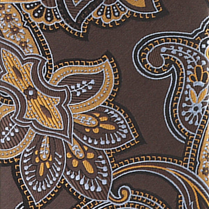 Paisley Design Necktie & Pocket Square by Vittorio Farina (NH-D-1172) for Independent Retail Stores by Dubal Brothers