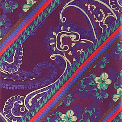 Paisley Design Necktie & Pocket Square by Vittorio Farina (NH-D-1287) for Independent Retail Stores by Dubal Brothers