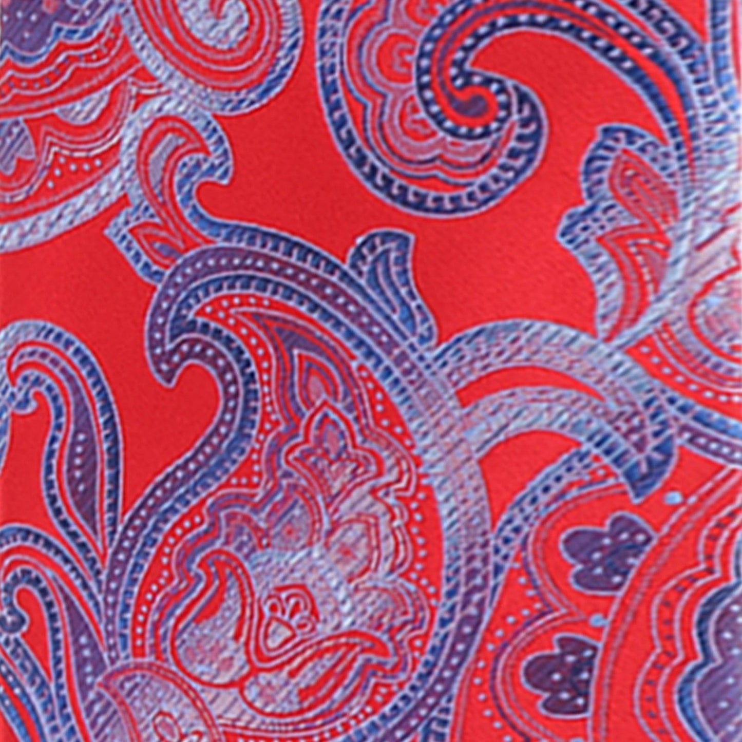 Paisley Design Necktie & Pocket Square by Vittorio Farina (NH-D-1287) for Independent Retail Stores by Dubal Brothers