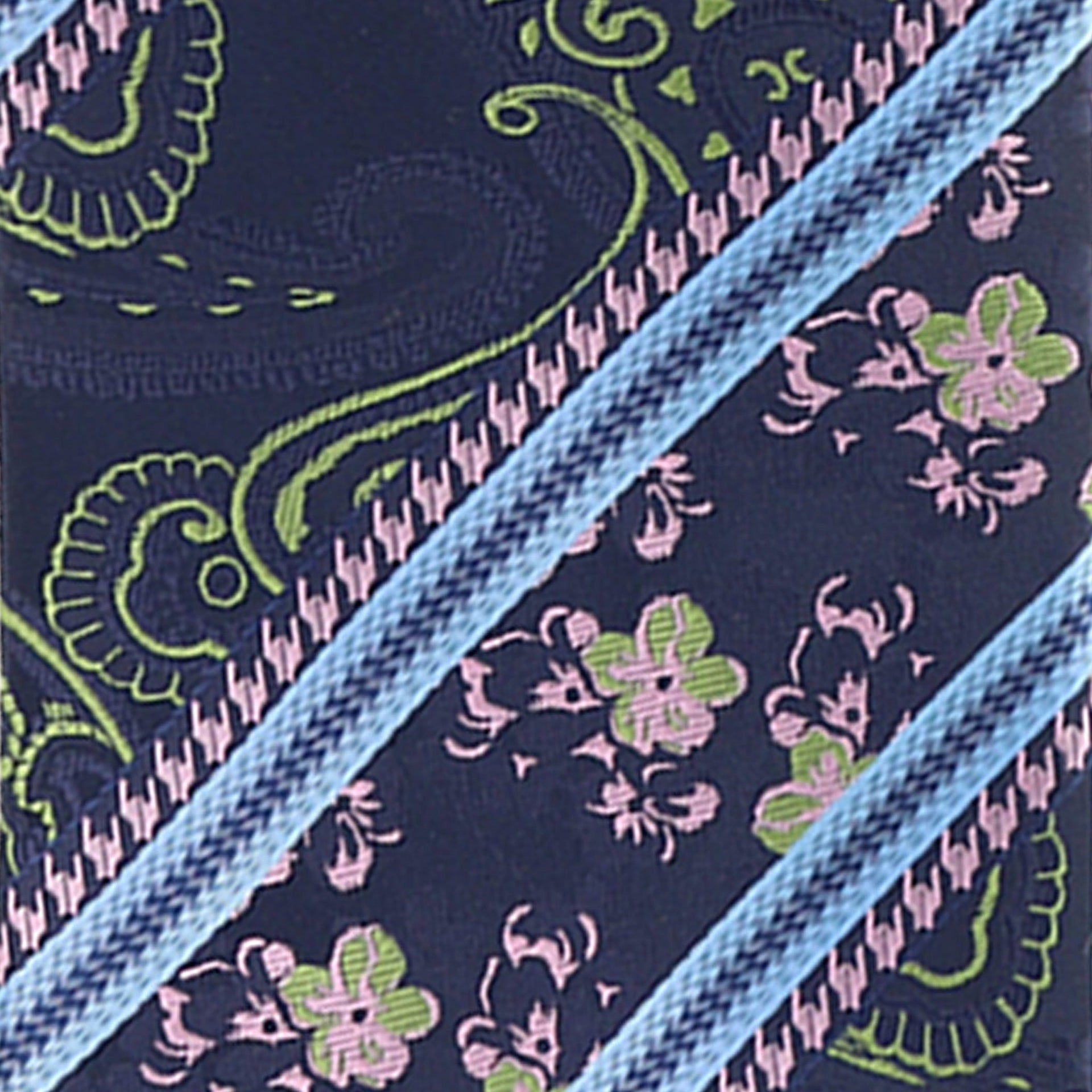 Paisley Design Necktie & Pocket Square by Vittorio Farina (NH-D-1287) for Independent Retail Stores by Dubal Brothers