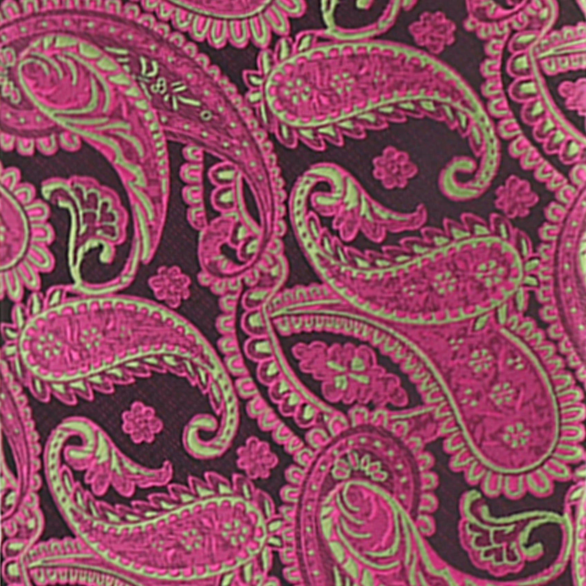 Paisley Design Necktie & Pocket Square by Vittorio Farina (NH-D-1310) for Independent Retail Stores by Dubal Brothers