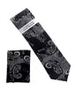 Paisley Design Necktie & Pocket Square by Vittorio Farina (NH-D_1471) for Independent Retail Stores by Dubal Brothers