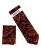 Paisley Design Necktie & Pocket Square by Vittorio Farina (NH-D_1487) for Independent Retail Stores by Dubal Brothers