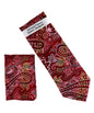 Paisley Design Necktie & Pocket Square by Vittorio Farina (NH-D_1489) for Independent Retail Stores by Dubal Brothers