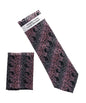Paisley Design Necktie & Pocket Square by Vittorio Farina (NH-D_1496) for Independent Retail Stores by Dubal Brothers