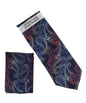 Paisley Design Necktie & Pocket Square by Vittorio Farina (NH-D_1498) for Independent Retail Stores by Dubal Brothers