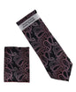 Paisley Design Necktie & Pocket Square by Vittorio Farina (NH-D_1501) for Independent Retail Stores by Dubal Brothers