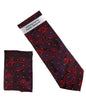 Paisley Design Necktie & Pocket Square by Vittorio Farina (NH-D_1511) for Independent Retail Stores by Dubal Brothers