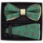 Piping Design Bow Tie & Round Pocket Square in a Box by Vittorio Farina (pbh - 21013) for Independent Retail Stores by Dubal Brothers