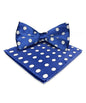 Polka Dot Bow Tie & Pocket Square in a Box by Vittorio Farina (bh - 0001) for Independent Retail Stores by Dubal Brothers