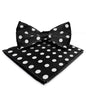 Polka Dot Bow Tie & Pocket Square in a Box by Vittorio Farina (bh - 0002) for Independent Retail Stores by Dubal Brothers