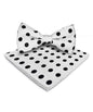 Polka Dot Bow Tie & Pocket Square in a Box by Vittorio Farina (bh - 0007) for Independent Retail Stores by Dubal Brothers