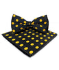 Polka Dot Bow Tie & Pocket Square in a Box by Vittorio Farina (bh - 0012) for Independent Retail Stores by Dubal Brothers