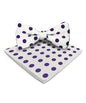 Polka Dot Bow Tie & Pocket Square in a Box by Vittorio Farina (bh - 0014) for Independent Retail Stores by Dubal Brothers