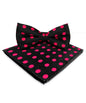 Polka Dot Bow Tie & Pocket Square in a Box by Vittorio Farina (bh - 0016) for Independent Retail Stores by Dubal Brothers
