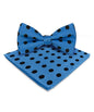 Polka Dot Bow Tie & Pocket Square in a Box by Vittorio Farina (bh - 0019) for Independent Retail Stores by Dubal Brothers