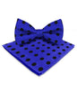 Polka Dot Bow Tie & Pocket Square in a Box by Vittorio Farina (bh - 0020) for Independent Retail Stores by Dubal Brothers