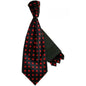 Polka Dot Cravat & Pocket Square by Vittorio Farina (CRAVATS_RED_BLACK) for Independent Retail Stores by Dubal Brothers