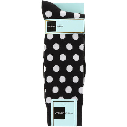 Polka Dot Design Dress Socks by Vittorio Farina (sab - 018 - 6) for Independent Retail Stores by Dubal Brothers