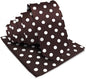 Polka Dot Necktie & Pocket Square by Vittorio Farina (NH - PD_07_IVORY_BROWN) for Independent Retail Stores by Dubal Brothers