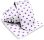 Polka Dot Necktie & Pocket Square by Vittorio Farina (NH - PD_14_PURPLE_WHITE) for Independent Retail Stores by Dubal Brothers