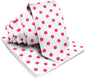 Polka Dot Necktie & Pocket Square by Vittorio Farina (NH - PD_15_HOT - PINK_WHITE) for Independent Retail Stores by Dubal Brothers