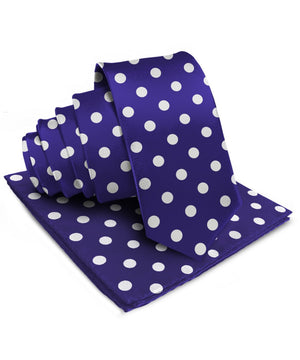 Purple and White