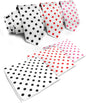Polka Dot Necktie & Pocket Square (Multipacks) by Vittorio Farina - White and Black/White and Red/White and Hot Pink - Wholesale Necktie & Pocket Square by Dubal Brothers