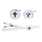 Religious Cufflinks & Tie Bar Set in a Box by Vittorio Vico (CLTB - 313) for Independent Retail Stores by Dubal Brothers