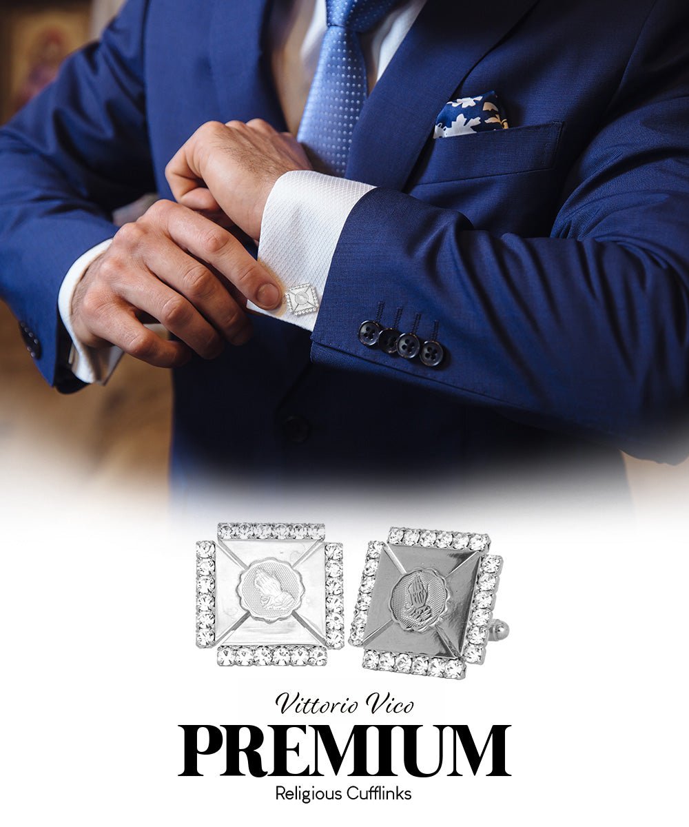 Religious Themed Cufflinks by Vittorio Vico (CL30XX) (CL - 3114) for Independent Retail Stores by Dubal Brothers
