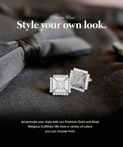 Religious Themed Cufflinks by Vittorio Vico (CL30XX) (CL - 3114) for Independent Retail Stores by Dubal Brothers