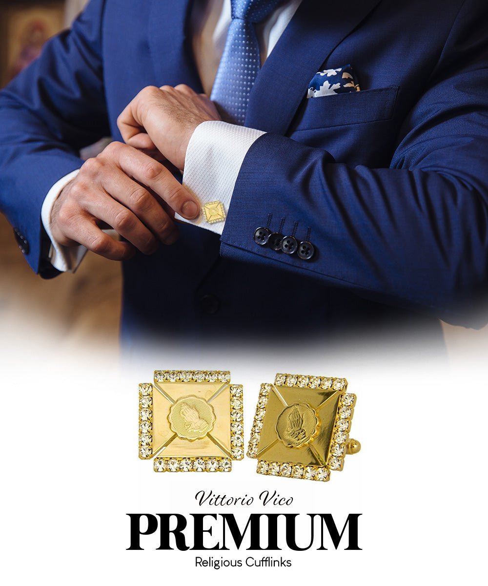 Religious Themed Cufflinks by Vittorio Vico (CL30XX) (CL - 3115) for Independent Retail Stores by Dubal Brothers